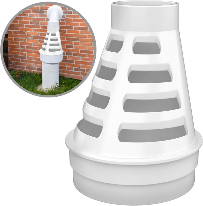 ELK Freeze Relief 4" - Use Between 1.5" Sump Pump Line to 4" Discharge Line - Pipe Transition that Relieves Water Pressure and Protects Against Pipe Bursting, Pump Failure and Flooding - Image 1